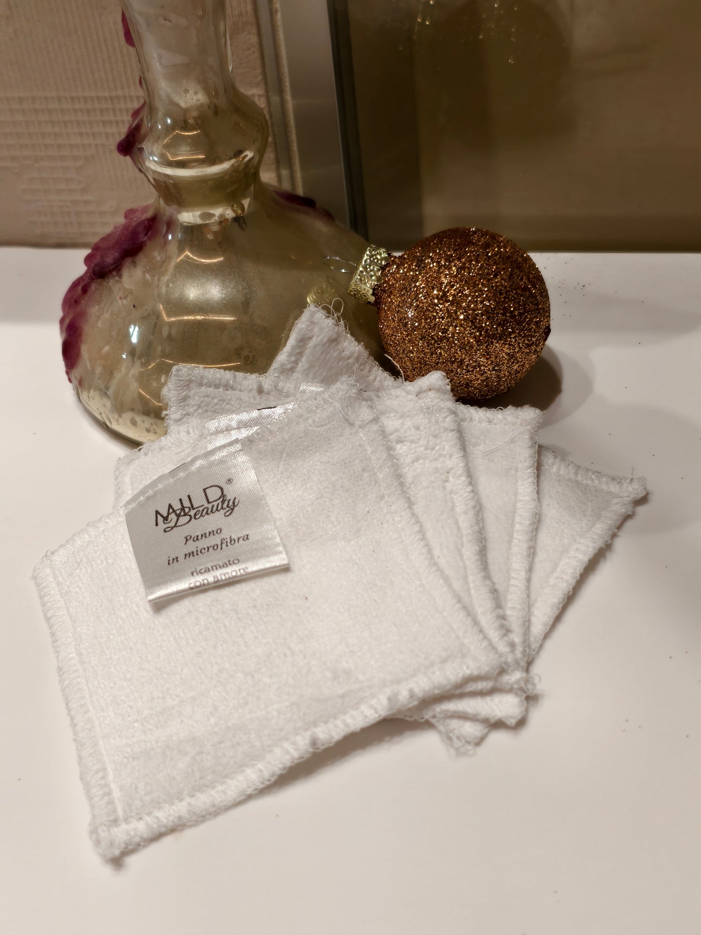 Set di 4 panni occhi in microfibra